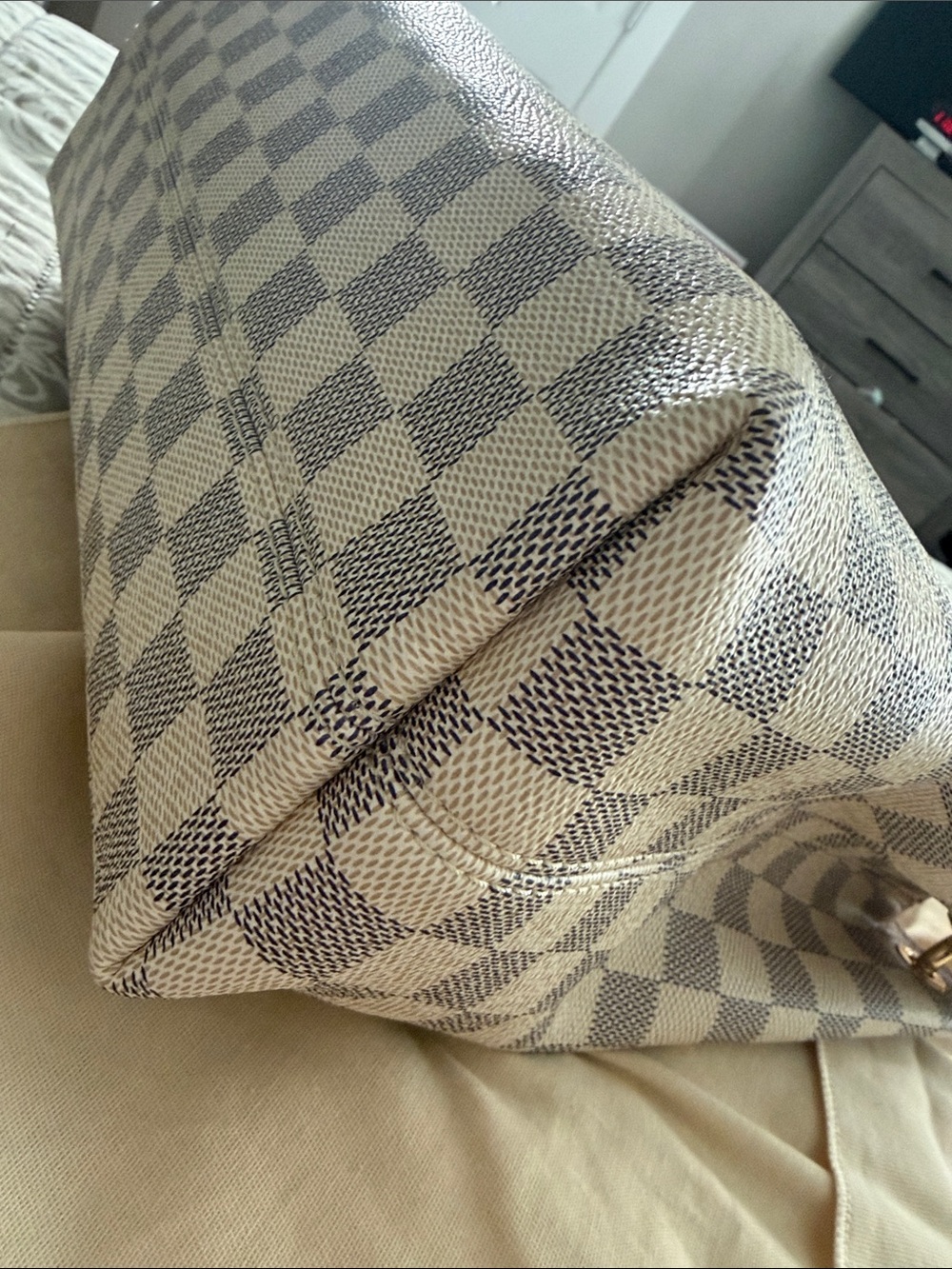 Louis Vuitton Azur Damier Shoulder Bag GRACEFUL PM - Picture 12 of 13
